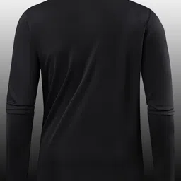 avolt Pack of 2 Men Solid Round Neck Polyester Black, Grey T-Shirt image 2