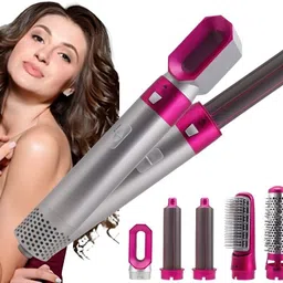 Dizosonic 5-in-1 Hair Pick Electric One Step Hair Dryer 5-in-1 Hot Air Hair Dryer & Styler – Effortless Drying, Curling, Straightening Hair Straightener-image-95