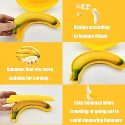 uprising store Banana Case for School 3 Containers Lunch Box image 5