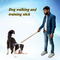 jainsons pet products Dog Training Wooden Stick Length 30 inch/ 2.5 Feet, Useful for Walking & Traning Wooden Stick, Training Aid For Dog image 4