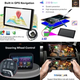 fire sound Swift /dzire 2018-23,9inch Android, Apple play, AHD 1280p.Ram 2/32 Car Stereo image 3