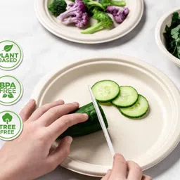 v4l Bamboo Butter Spreader, Dessert Knife, Cheese Knife Set image 2