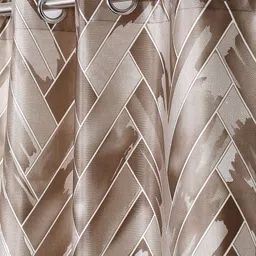 home sizzler 153 cm (5 ft) Polyester Semi Transparent Window Curtain (Pack Of 2) image 2