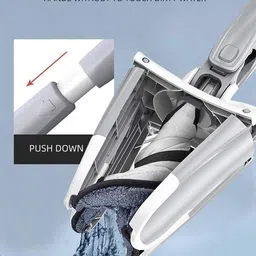 gajeraimpex Brush_360 Degree Microfiber X shape mop Microfibre Wet and Dry Broom image 5