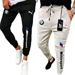 krishna fashion Pack of 2 Men Solid Multicolor Track Pants-picture-20