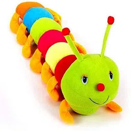 kaali enterprises Multicolor Caterpillar Soft Toy – Cute Plush Toy for Baby Boys & Girls - 12 cm image 4