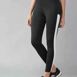 Color Block Women Black Tights-image-16
