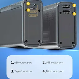 amytel 20000 mAh 22.5 W Compact Pocket Size Power Bank image 3