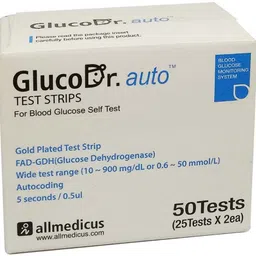 GLUCODR AUTO A AGM-4000 50 Glucometer Strips image 4