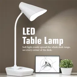 make ur wish Rechargeable LED Table Lamp Touch Dimmer 3 Level Brightness With Night Light Study Lamp-picture-18