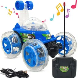 kid kraze Rechargeable Remote Control 360 Degree Plastic Big Stunt Car for Kids_352-picture-36