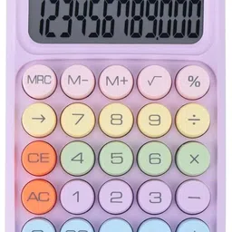 bovzox 8741 Colorful Handheld Calculator with Large Display, Big Round Buttons Easy to Press Basic Calculator-picture-15