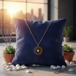 arzu “Circle of Divinity” Edition Gold-plated Zircon Stainless Steel Pendant image 3