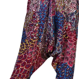 fusfus Printed Rayon, Cotton Women Harem Pants image 2
