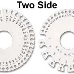 kalsi brothers Drill Gauge Measurement Tool 1/16 Inch to 1/2 Inch & Round Wire Gauge Ring Gauge image 2