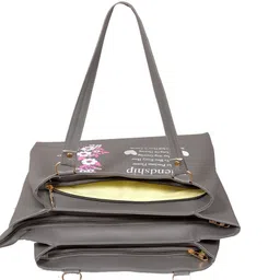 irshad fashion world Grey Women Shoulder Bag HANDBAG image 4