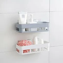 sjk Self Adhesive Wall Hanging BATHROOM floating Shelf (pack of 1) 1.680 Regular Organizer-picture-22