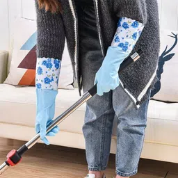 flipkart smartbuy PVC FlockLined Long Elbow Length Gloves for Kitchen Dishwashing Winters Wet and Dry Glove Set-picture-14