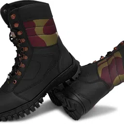 omee gold Tactical Combat Army Boots For Men image 3