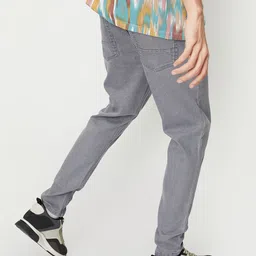 max Men Regular Mid Rise Grey Jeans-picture-15