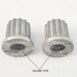 satyankit 12 Teeth Pulsator Bush for Washing Machine | Round Type | Aluminium Spare Part Washing Machine Door Hinge image 3