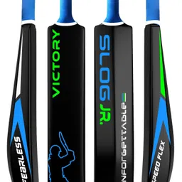 victory KIDS JUNIOR SLOG Plastic Cricket Bat with Ball For Kids Cricket Kit image 2