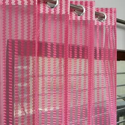 otion 152 cm (5 ft) Net Transparent Door Curtain Single Curtain-picture-25