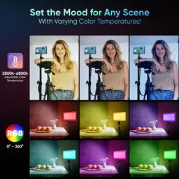 KODAK V15 RGB Video Light 1560 lx Camera LED Light image 5