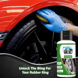 groxo Liquid Car Polish for Tyres image 5