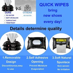 URBAN EDGE shoe cleaning Wipes Cleaner & Conditioner image 2