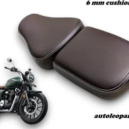 autoleopard .HONDA H'NESS CB 350 BIKE SEAT COVER Split Bike Seat Cover For Honda CB image 3