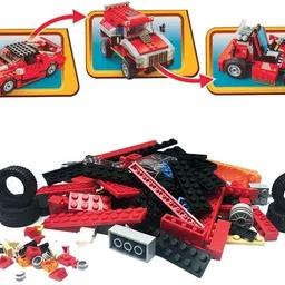 spark toy 23-in-1 Super Speedster Architect Block Set | 278+ Pieces | Multi-Color image 4