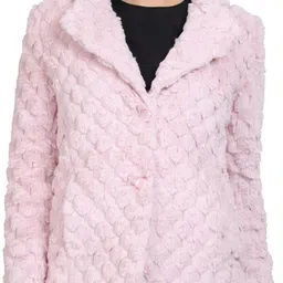 young club classic FURR Self Design Coat For Women image 3