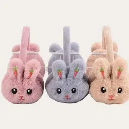 sneh fashion CAT ANIMAL WINTER EARMUFFS-PINK Ear Muff image 3