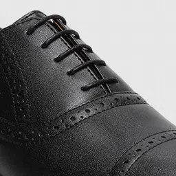 louis stitch Black Oxford Lace Up Shoes for Men RGOXJB UK 7 Lace Up For Men image 5