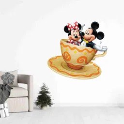 skyolla 59 cm Mickey Mouse Wall Sticker-Self Adhesive Vinyl Décor for Kids’Room Nursery Room Self Adhesive Sticker image 5