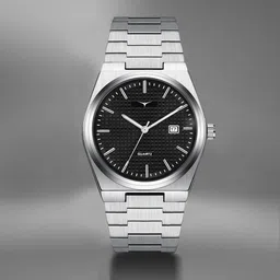 mirsho Analog Watch - For Men Dial Silver Stainless Steel Strap Analog Watch - For Men image 1