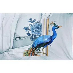bromwick Multicolors Floral 250 TC Microfiber King Sized Double Bedsheet with 2 Pillow Covers image 4