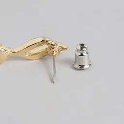 Estele Gold Plated Solitaire Jewellery Set with American Diamonds image 4