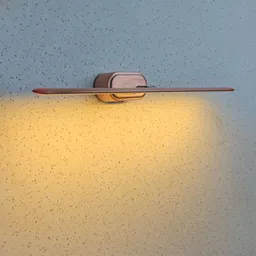 Mufasa Rose Gold Aluminium LED Picture Mirror Light Rectangular Wall Lamp-image-80