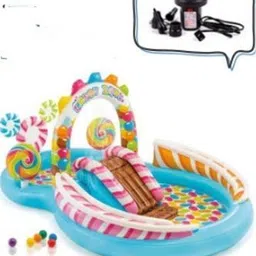 littlebloom 57149NP Candy Zone Play Centre With Pump1184 Inflatable Swimming Pool-picture-34