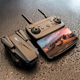 zone alpha E88 Pro Drone with 4K Camera WiFi FPV 1080P HD Dual Foldable RC Drone Drone image 3