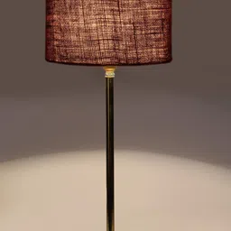 Devansh Brown Jute Shade Table Lamp image 5