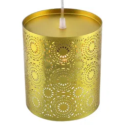 Homesake Gold-Toned Handcrafted Moroccan Filigree Cluster Light image 4