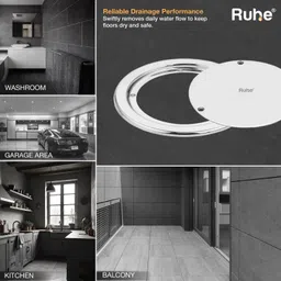 ruhe Floor Stainless Steel Push Down Strainer image 5