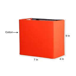 Devansh Orange Half Square Mounted Wall Lamp image 2