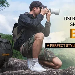 Xsquare DSLR Camera Shoulder Bag Travel Camera Bag for Cameras, Lens, Tripod and AccessoriesCamera Bag image 2