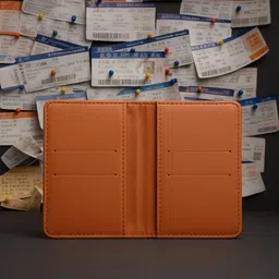 celed Men & Women Travel Tan Artificial Leather Document Holder image 2