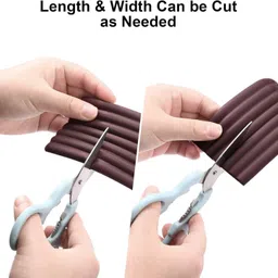 jrs traders Bumper Strip Baby Safety Corner Edge Guard Protection Strip with 3M Tape image 3