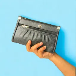flikker Casual, Formal, Sports, Party Black Clutch image 3